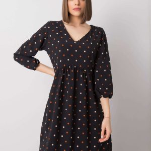 Black polka dot dress Ethel RUE PARIS