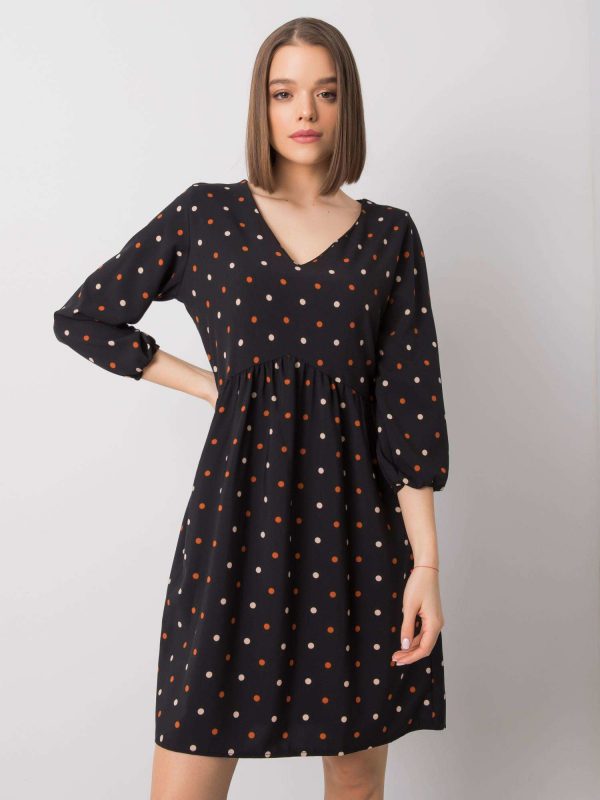 Black polka dot dress Ethel RUE PARIS