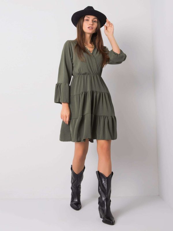 Khaki dress Rinna