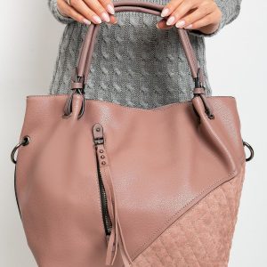 Dirty pink quilting bag