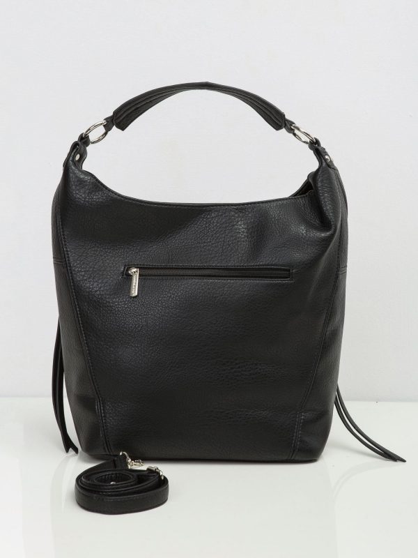 Black city bag shoulder bag