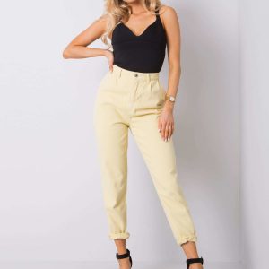 Yellow mom jeans Marisela RUE PARIS