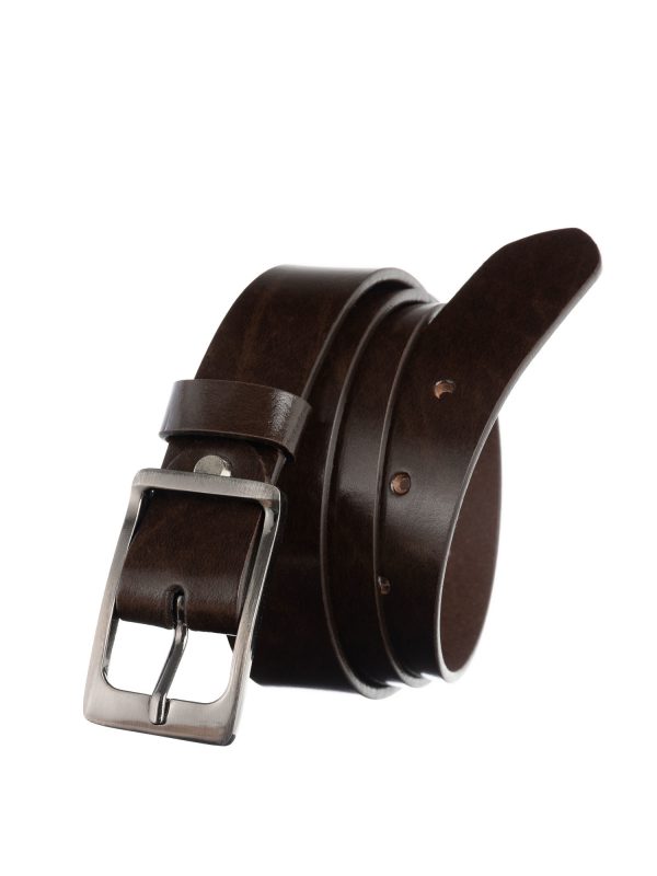 BADURA Women's Dark Brown Leather Strap