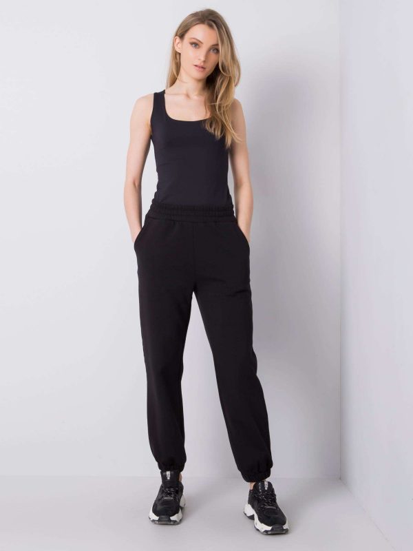 Mariposa RUE PARIS black sweatpants