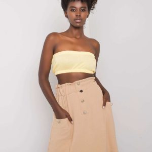 Beige skirt with pockets Cathi