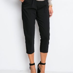 RUE PARIS Black Marvel pants