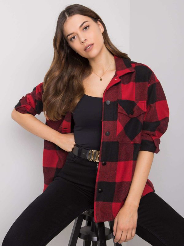 Melody Black and Red Plaid Shirt