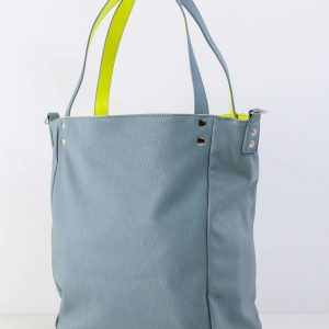 Light Blue Large Shoulder Bag