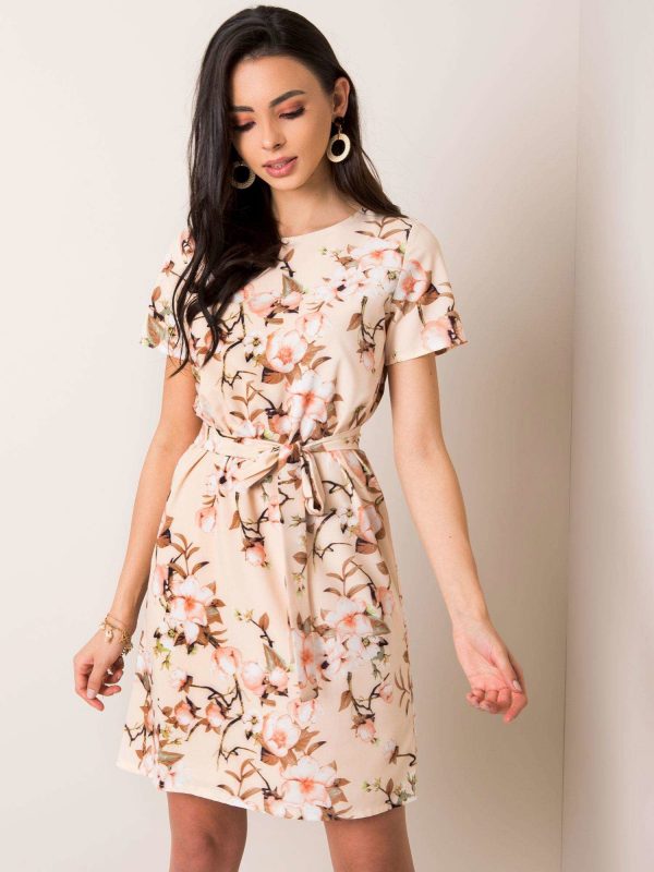 Delfee Beige Dress