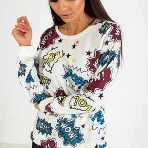 White Mystery Sweatshirt