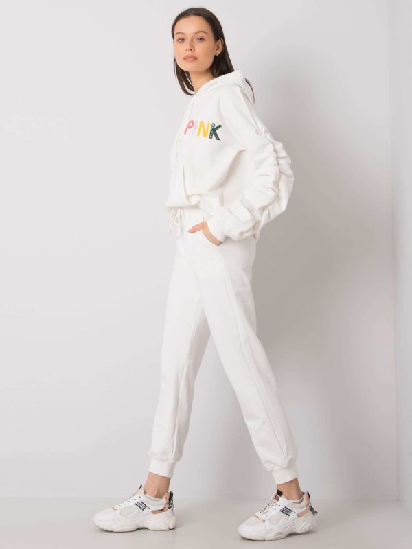 Ecru sweatsuit set Nichelle