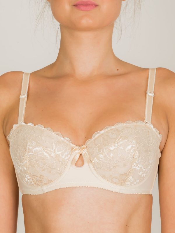 INTIMIDAO Beige Lace Bra