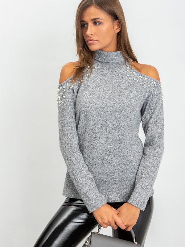 Grey Helen blouse