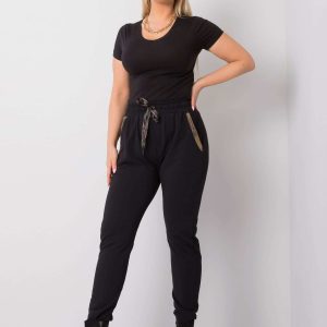 Ericca Plus Size Black Pants