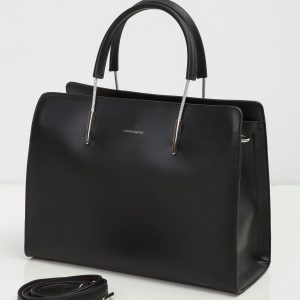 Black Bag with Decorative Handle