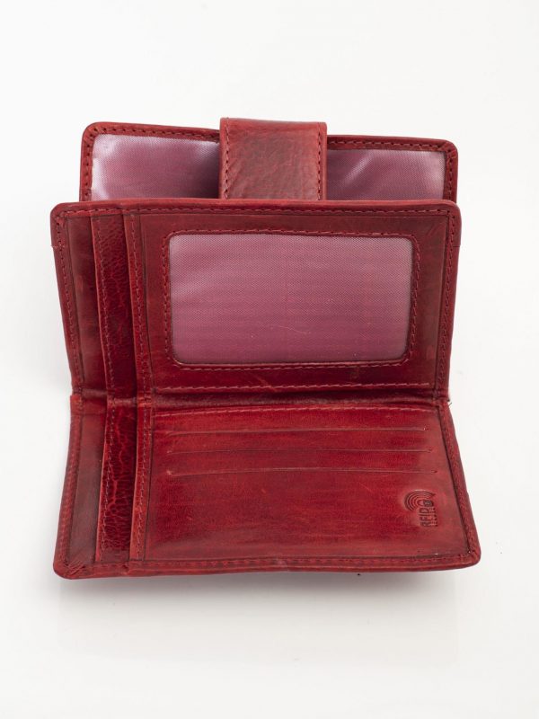 Burgundy Genuine Leather Wallet