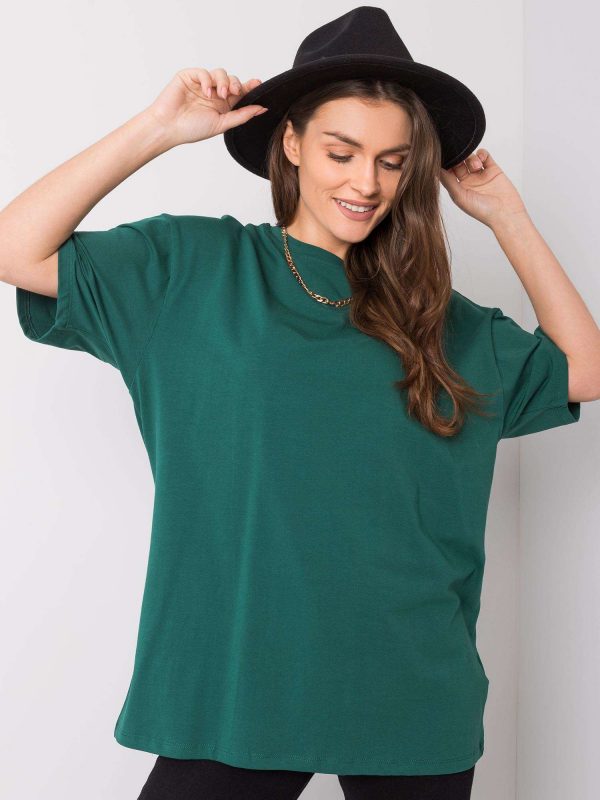 Dark green t-shirt Juliet RUE PARIS