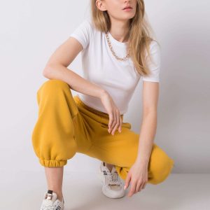 Mariposa RUE PARIS mustard sweatpants