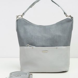 Light Grey Soft Shoulder Bag