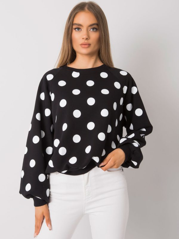 Black and white sweatshirt by Leora