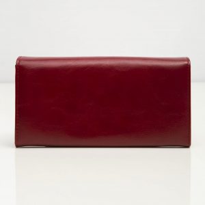 Dark Red Leather Wallet