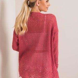 Raspberry sweater Francesca RUE PARIS