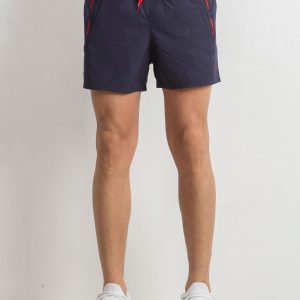 Navy blue and red men's shorts Independent