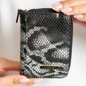 Black Small Leather Ladies Wallet