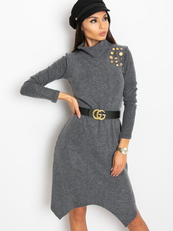 Dark Grey Una Dress