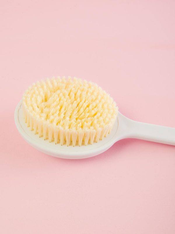 White Bath Brush