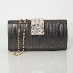 Graphite clutch bag