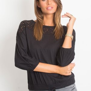 RUE PARIS Black blouse Maya