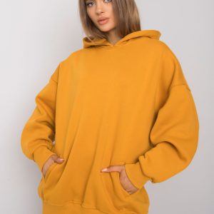 Michele's mustard hoodie for women