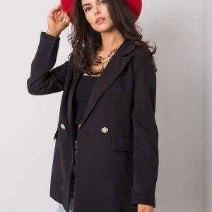 Black jacket for women Luiza OCH BELLA