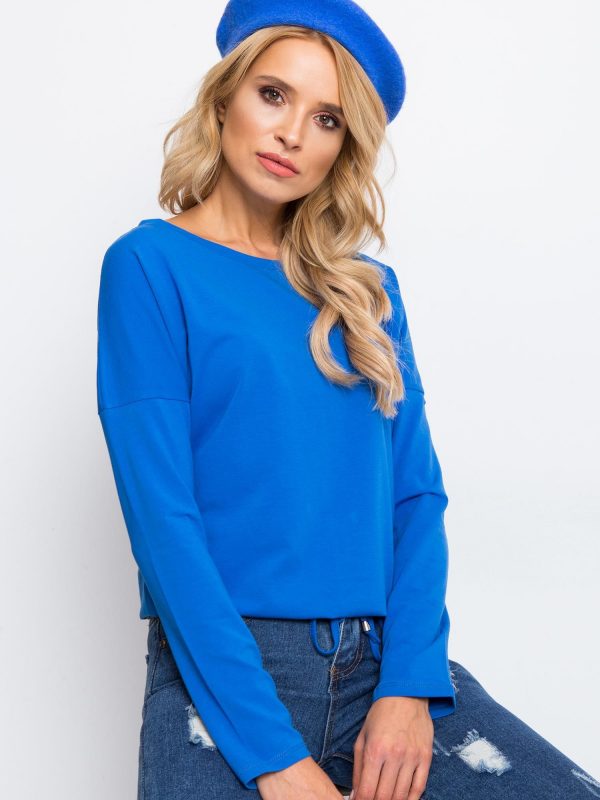 Carla blue blouse