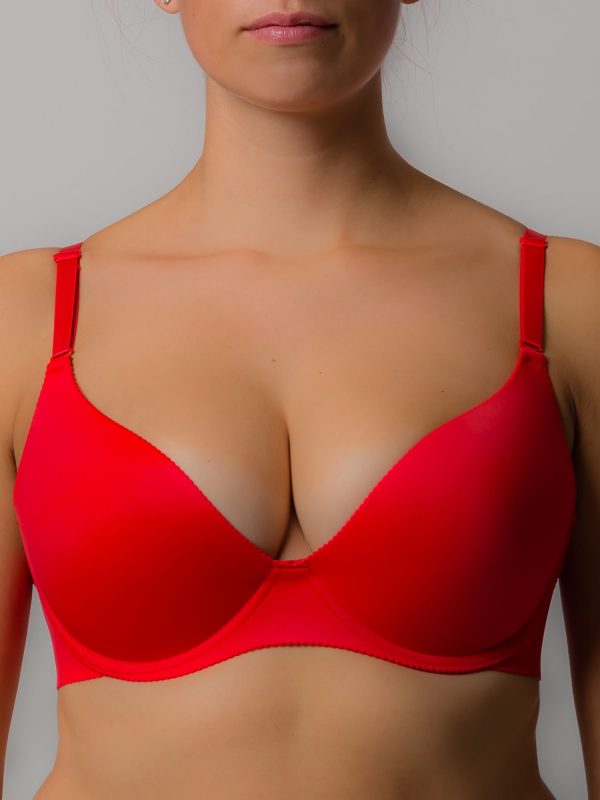 INTIMIDAO Red smooth bra