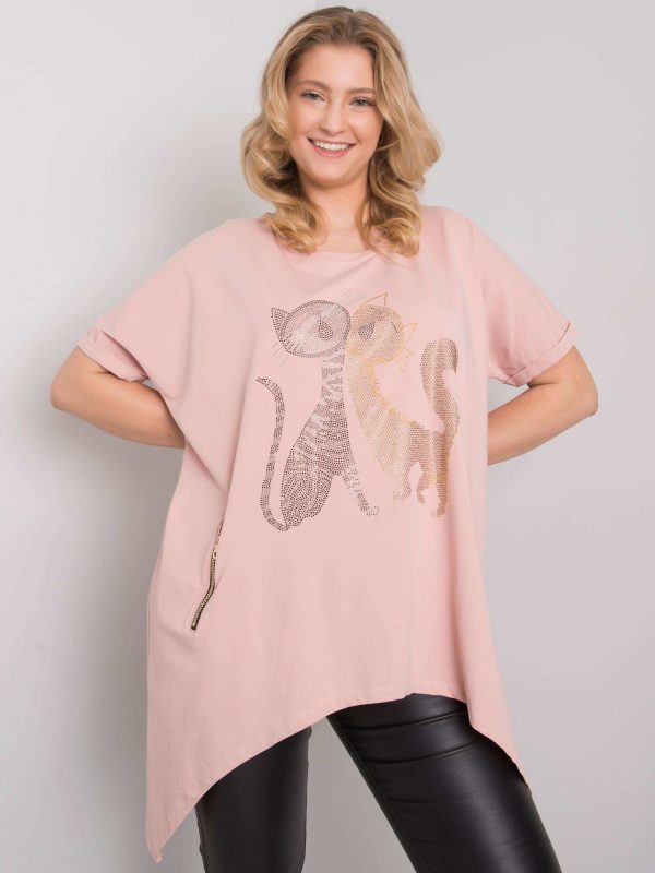 Dirty Pink Plus Size Midge Blouse