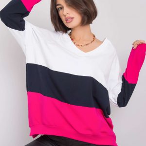 White and fuchsia sweatshirt Lotta RUE PARIS