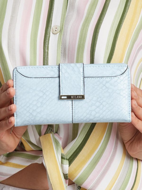 Light blue women's wallet