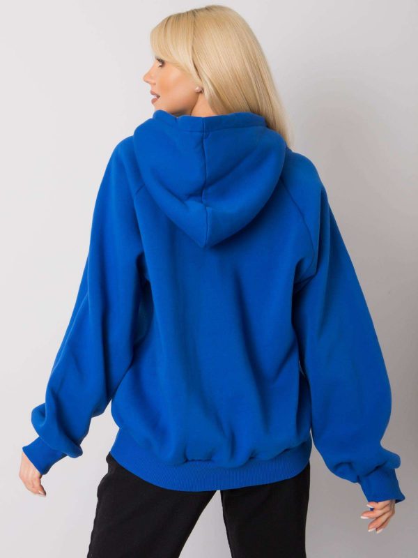 Debby Dark Blue Insulated Hoodie