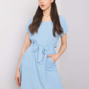 Allain's blue dress