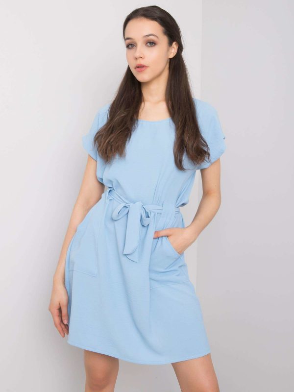 Allain's blue dress