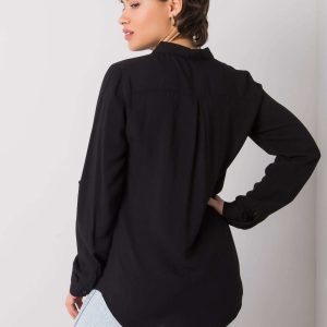 Black classic shirt Yvaine RUE PARIS