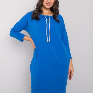 Dark Blue Paulie Cotton Dress