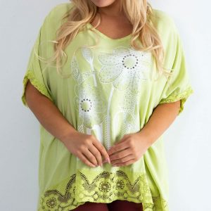 Light green blouse Lovefullness PLUS SIZE