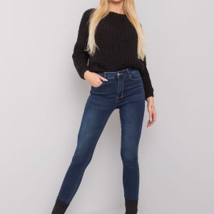 Dark Blue Fit High Waist Marshall Jeans