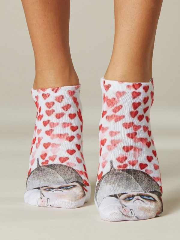 Women's socks with colorful print