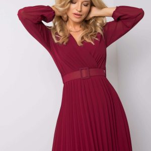 Burgundy Beatrice dress