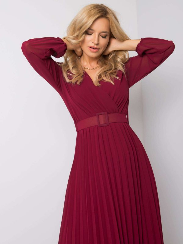 Burgundy Beatrice dress