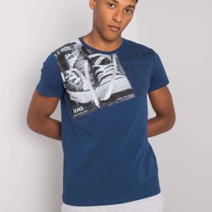 Kendrick Cotton Light Navy T-Shirt